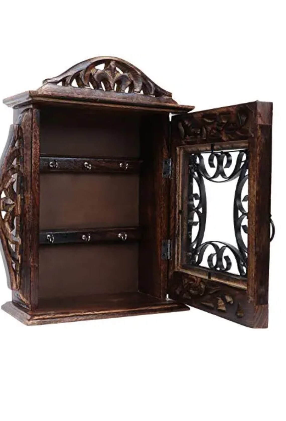 Wooden Key Holder Box/antique Key Box/wooden Key Etsy