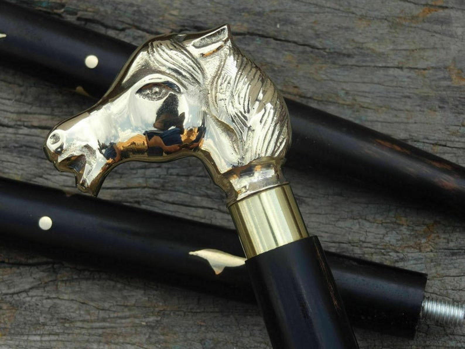 Best Quality Victorian Horse Head Handle handmade brass Etsy