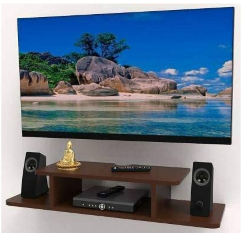 Wall Shelf for Set Top Box/wifi Router/t.v Entertainment Unit Etsy