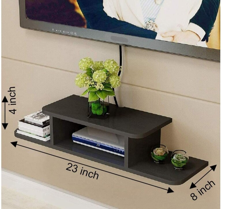 Wall Shelf for Set Top Box/wifi Router/t.v Entertainment Unit Etsy