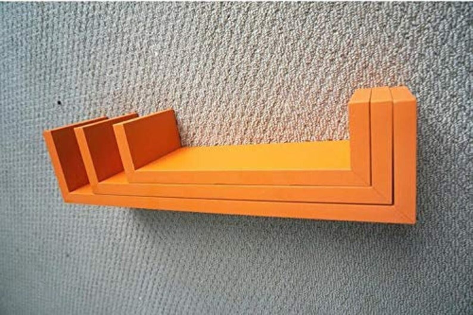 Handicrafts Wooden Wall Rack Shelves Black Set of 3 Shelves Etsy