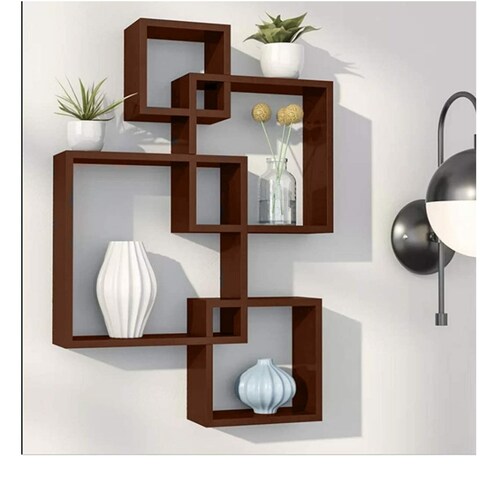 Modern Intersecting Wall Shelf/ Home Wall Decor Set of 4 in Etsy