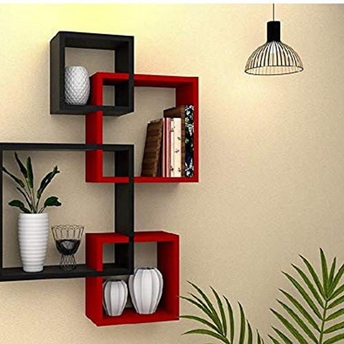 Modern Intersecting Wall Shelf/ Home Wall Decor Set of 4 in Etsy