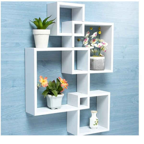 White Wall Shelf Etsy