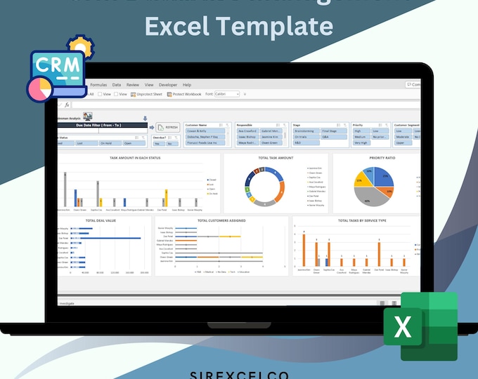 Dynamic CRM Excel Template | All-in-one CRM Software Solution ...