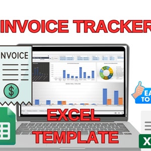 Advanced Invoice Tracker Excel Template,invoice Tracking Spreadsheet ...