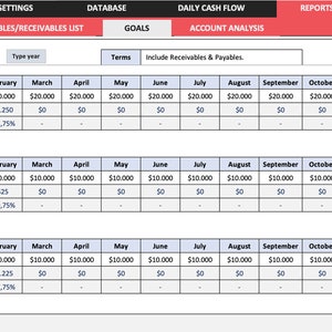 Cash Flow Statement Excel Template | Track Income, Expenses, Financial Balance, Profit and Loss, Balance Sheet, Accounting for business image 8