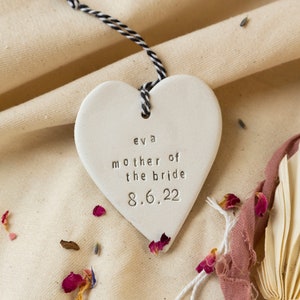 Mother of the Bride/Groom | Clay Keepsake | CUSTOM | Bridal party proposal | Ginger + the Goddess