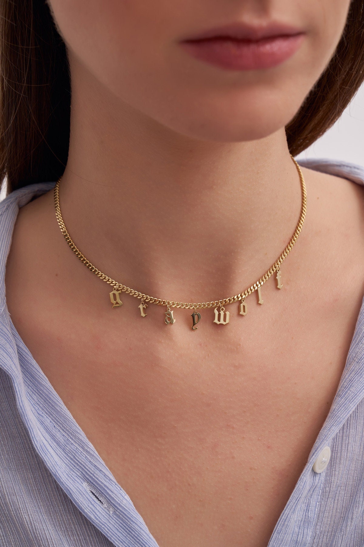 Choker with names on best sale them