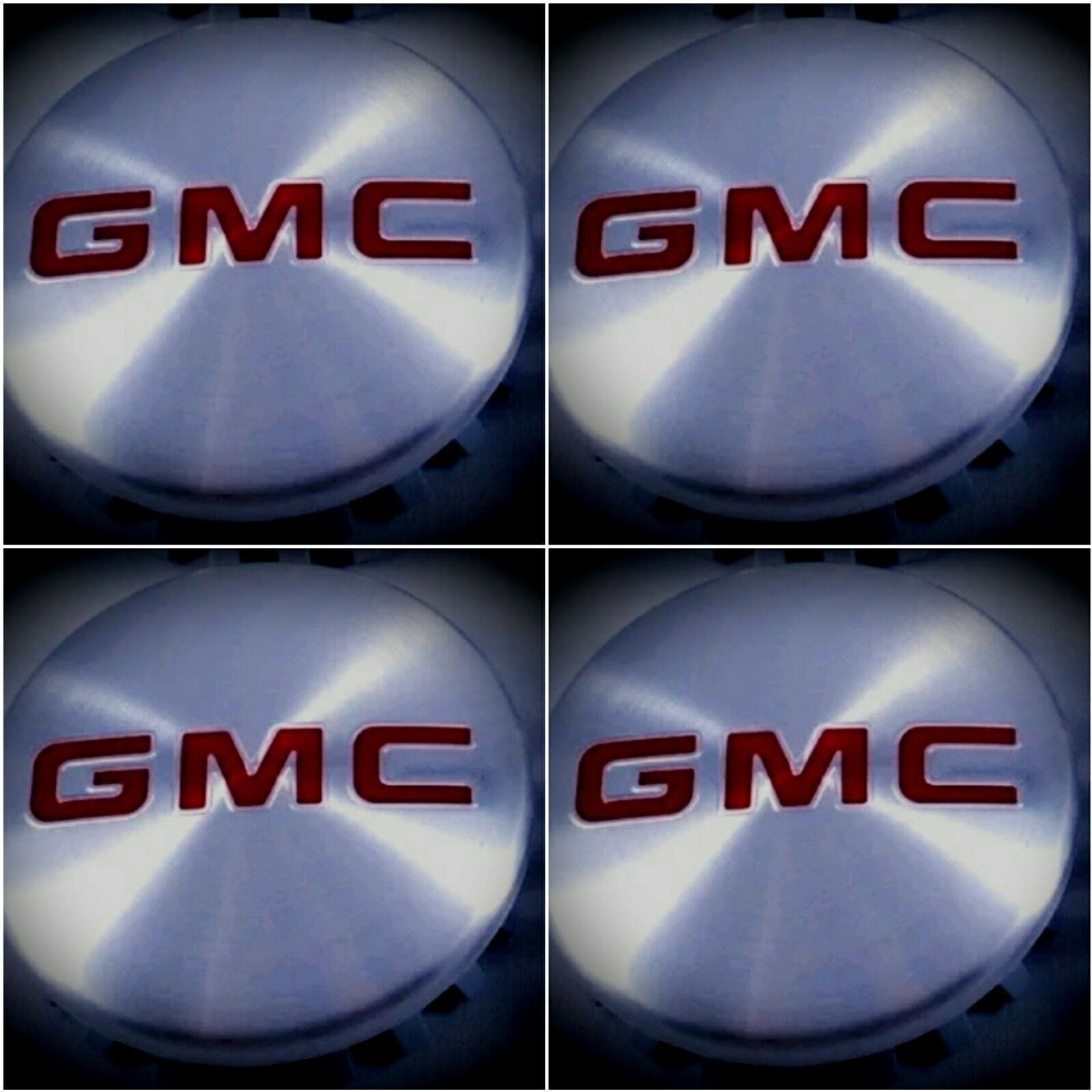 4gmc Brushed Aluminum Wheel Center Caps 22837060 83mm Etsy