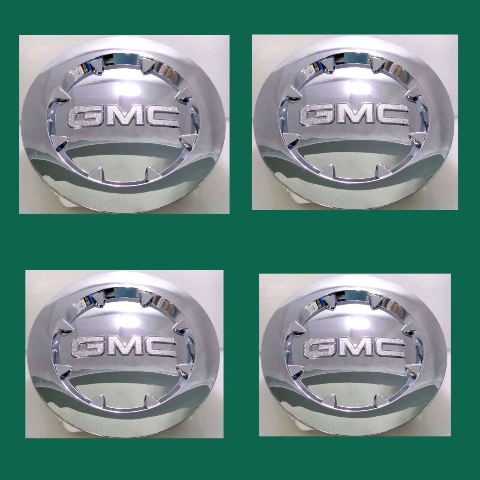 NEW GMC SIERRA 1500 YUKON XL DENALI CHROME CENTER CAP WHEEL HUB 20” 2007 2013