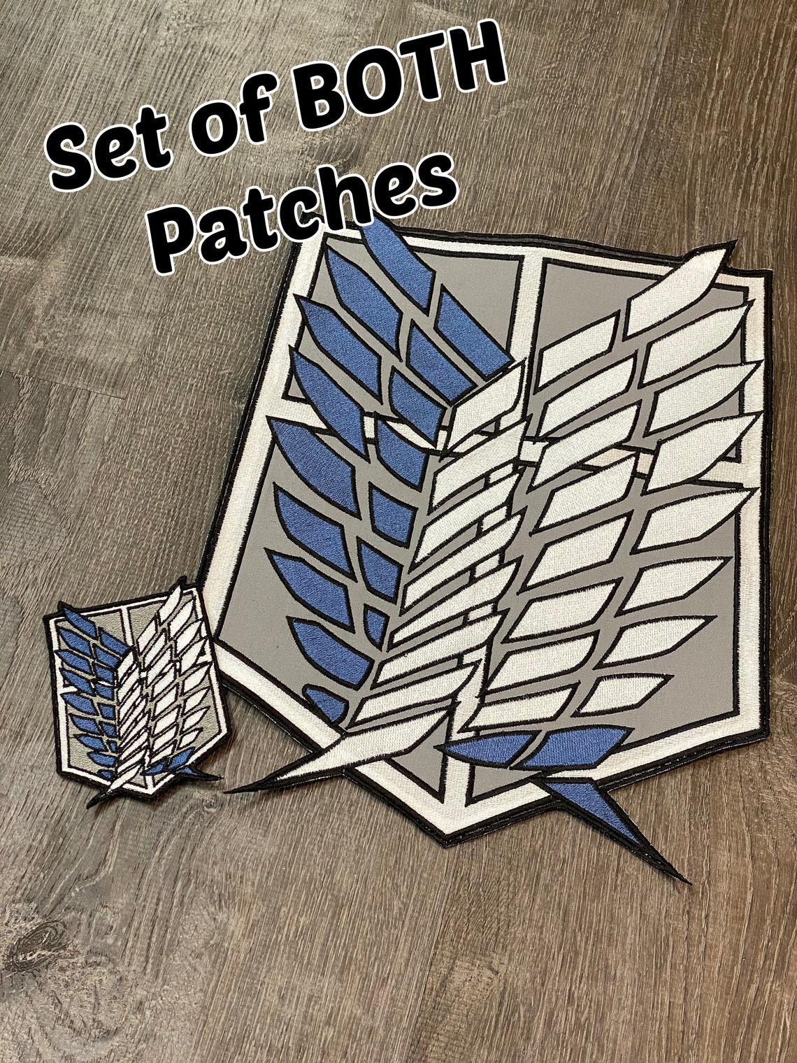 attack on titan patch set