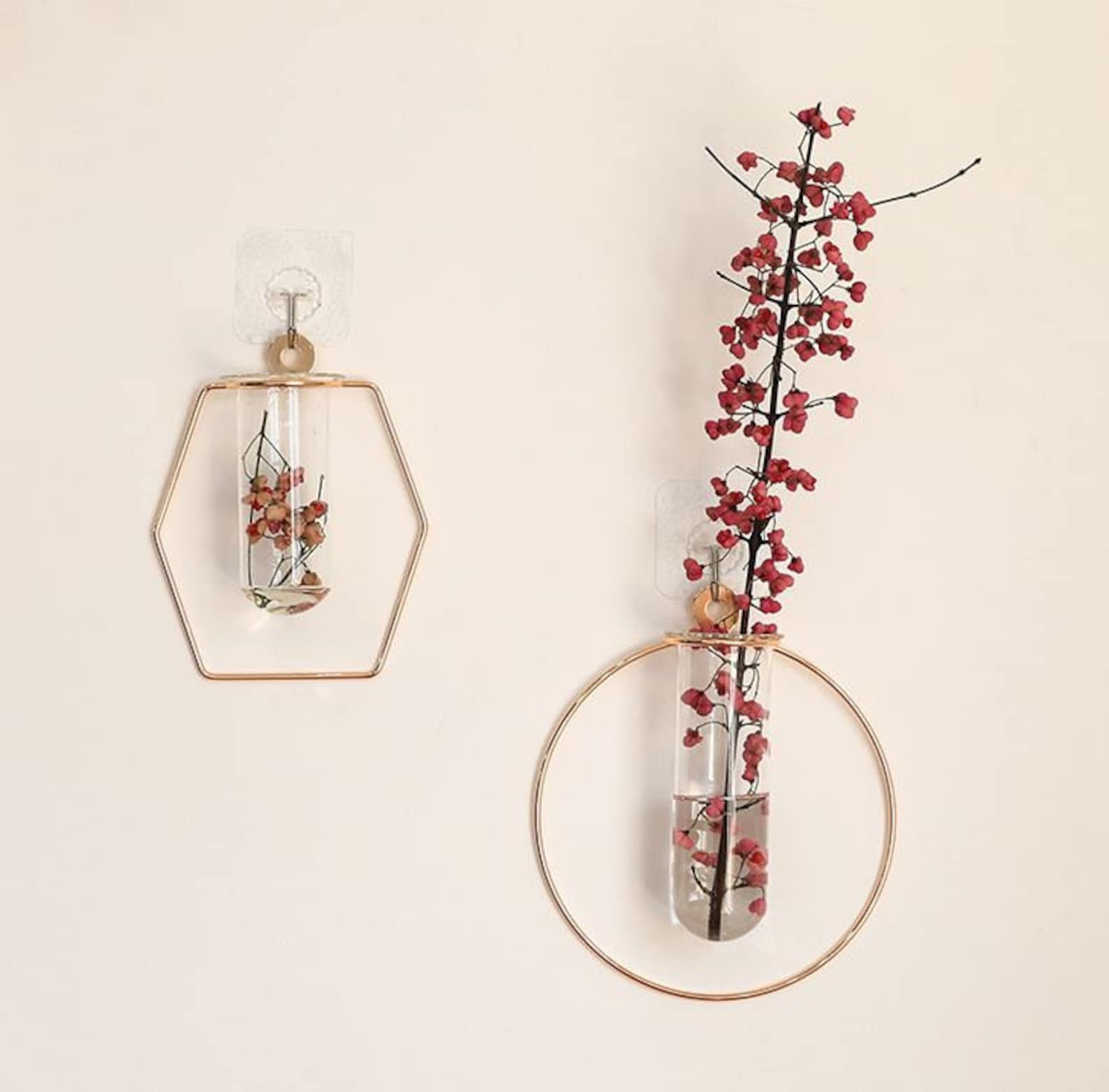 Wall Sconce Glass Vase Wall Mount Flower Vase Handblown Etsy