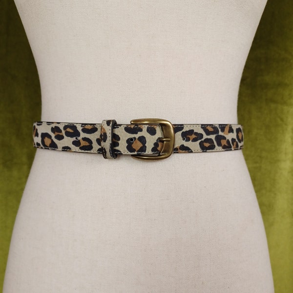 Leopard Print Belt - Etsy
