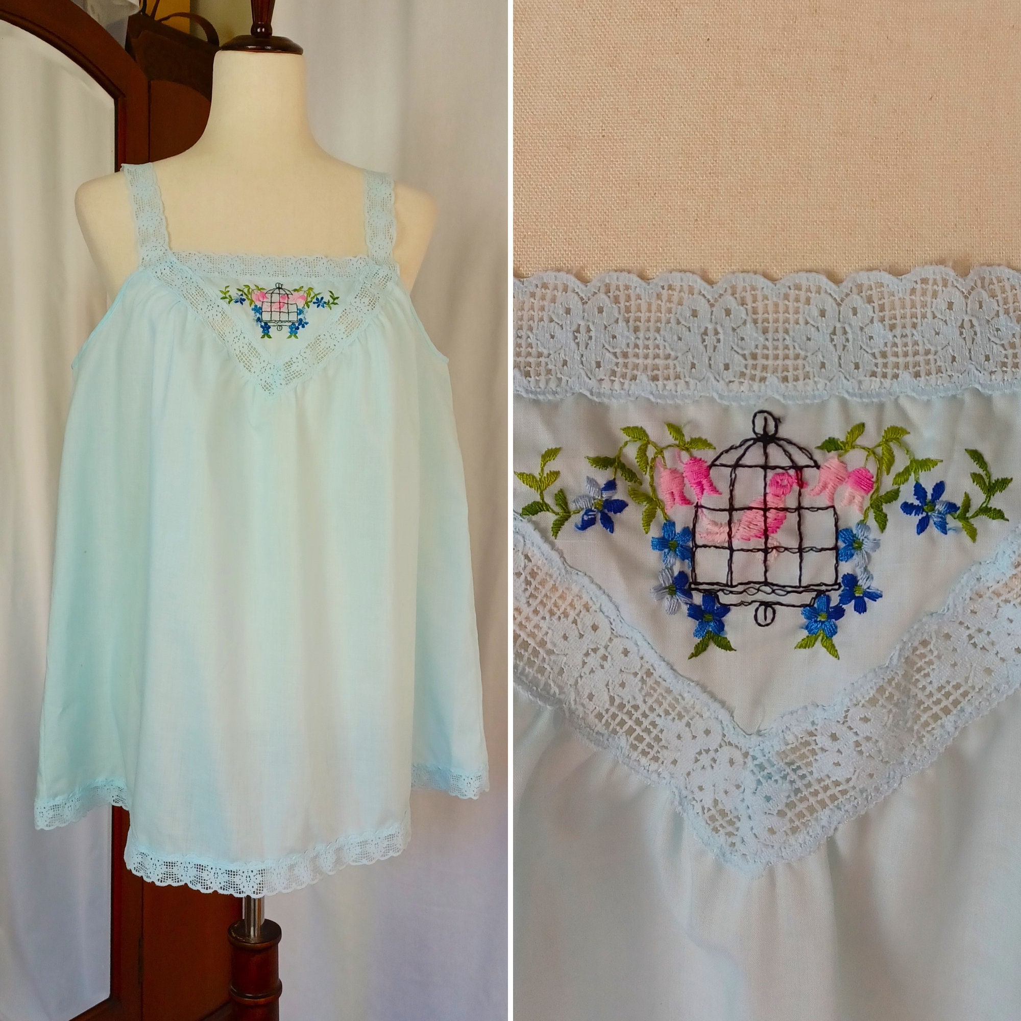 Embroidered Cami /summer Top/ PDF Sewing Pattern. Size: XS. S. M. L. XL. 