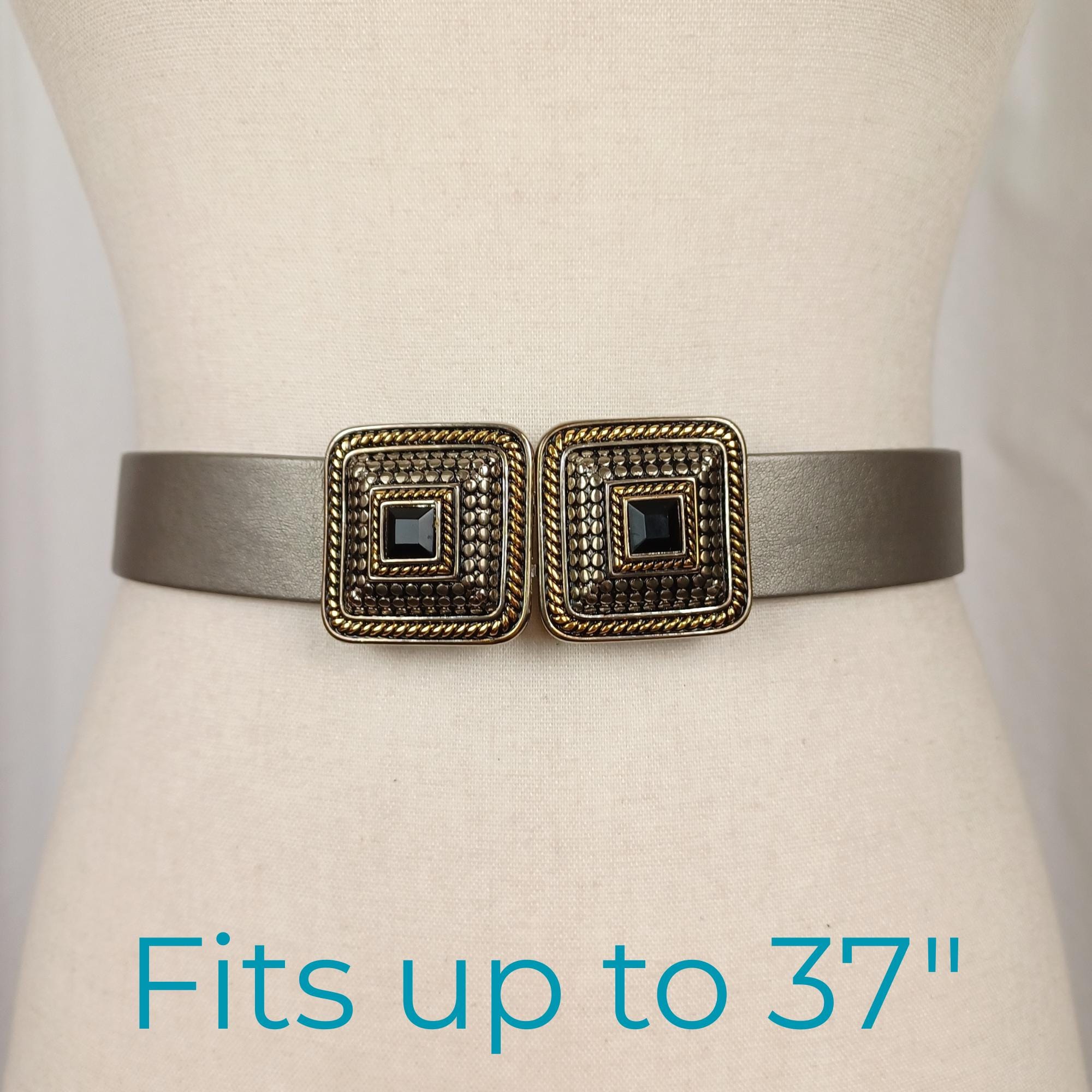 Vintage 80\'s Douglas Paquette Silver Tone Belt Buckle Vintage Douglas Paquette Silver Tone Paisley Belt Buckle - Etsy main image 3