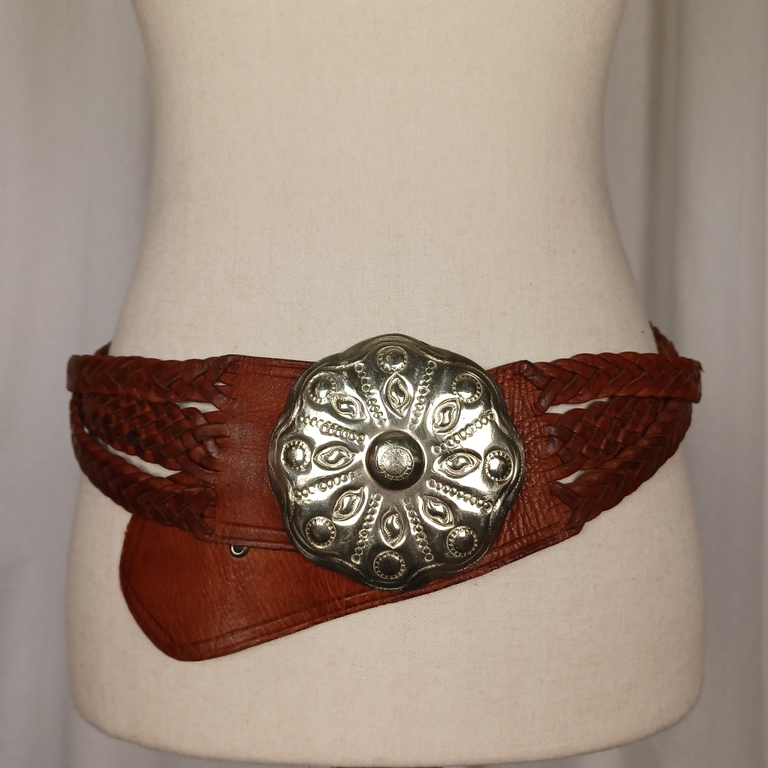 小物 1990s archive laces design lether belt Vintage