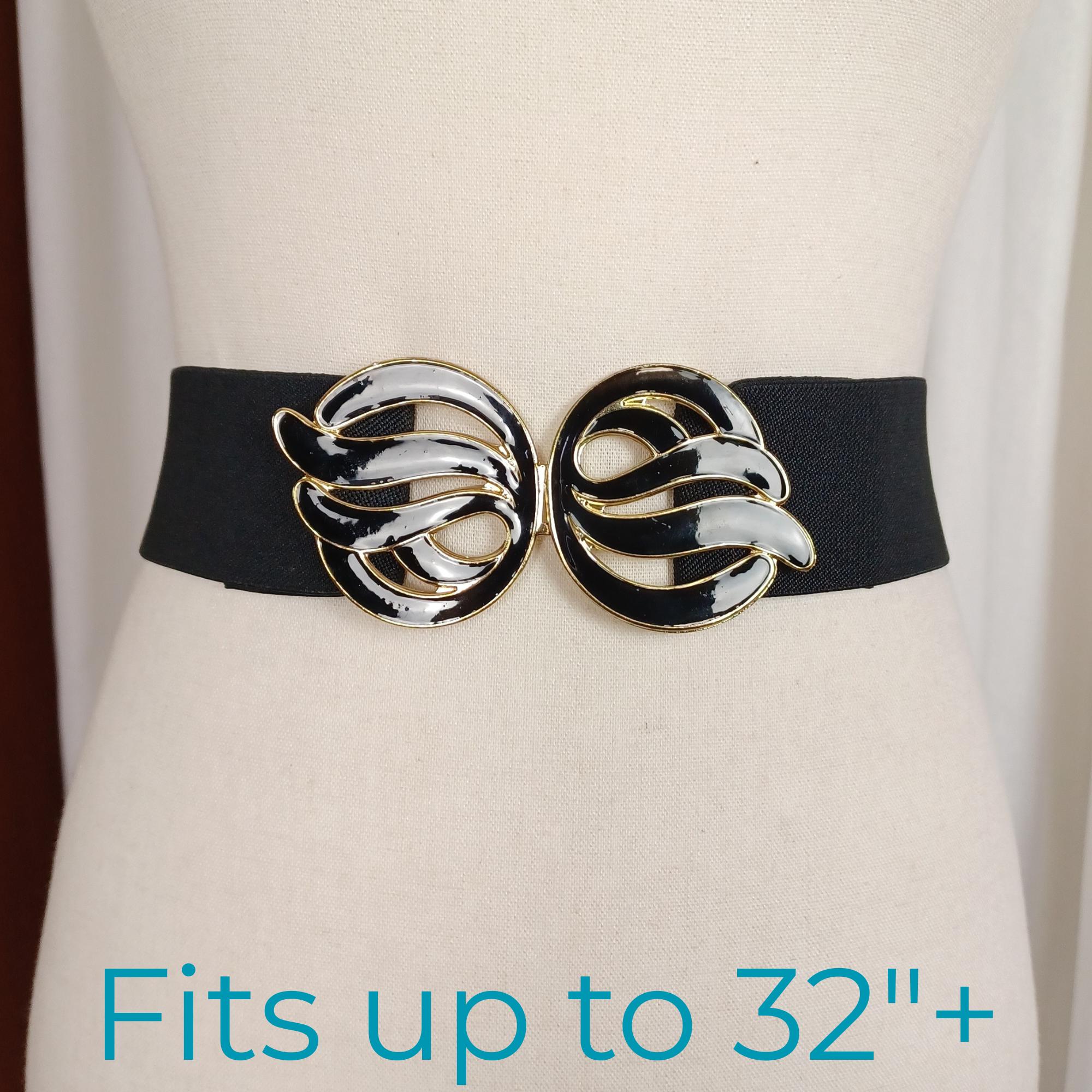 Vintage 80s leather Black and faux ivory‎ statement waist Belt corset 34” L/XL Corset Belt Vintage 80s - Etsy main image 4