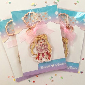 Mermaid Melody Pichi Pichi Pitch |  Luchia Nanami keychain | One Sided | desgin by Evenstar