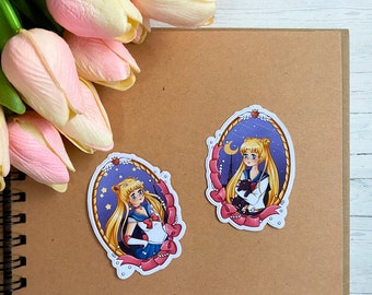 Naklejka Sailor Moon | Piękna strażniczka | Magiczna dziewczyna | Projekt Evenstar