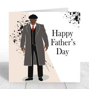 Carte de fête des pères homme noir, carte personnalisée de fête des pères noir grand-père, carte d'anniversaire roi noir carte homme jamaïcain, carte papa africain