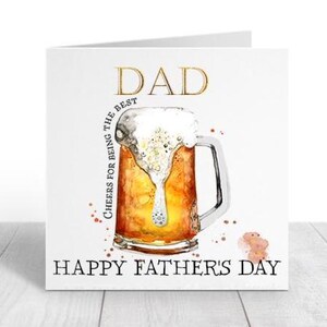 Meilleure carte de fête des pères papa, carte de fête des pères personnalisée pour grand-père, carte d'anniversaire frère, carte d'anniversaire oncle