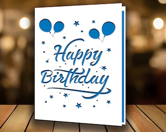 Download Diy Birthday Card Etsy