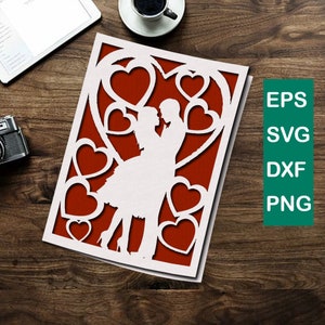 Cartão de feliz dia dos namorados svg Cartão de aniversário svg Arquivos cortados Feliz Dia dos Namorados svg Cartão de amor svg Cartão de dia dos namorados svg Cartão de dia dos namorados faça você mesmo Cricut svg