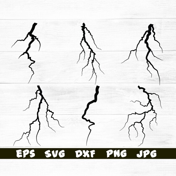 Lightning SVG Thunder SVG Lightning Strikes SVG Lightning - Etsy Canada