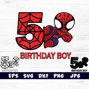 5th Birthday Boy svg, Birthday svg, Birthday Clipart, Birthday boy Sticker, Birthday svg Gift, Birthday Digital Download