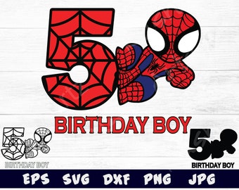 5th Birthday Boy svg, Birthday svg, Birthday Clipart, Birthday boy Sticker, Birthday svg Gift, Birthday Digital Download