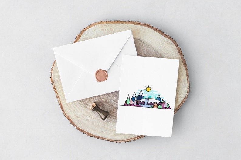 Printable Season Scene Outline SVG JPG PDF Digital Download Etsy Israel