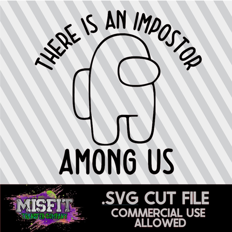 Download Imposter Among Us SVG SVG Cut File Silhouette Cameo & | Etsy