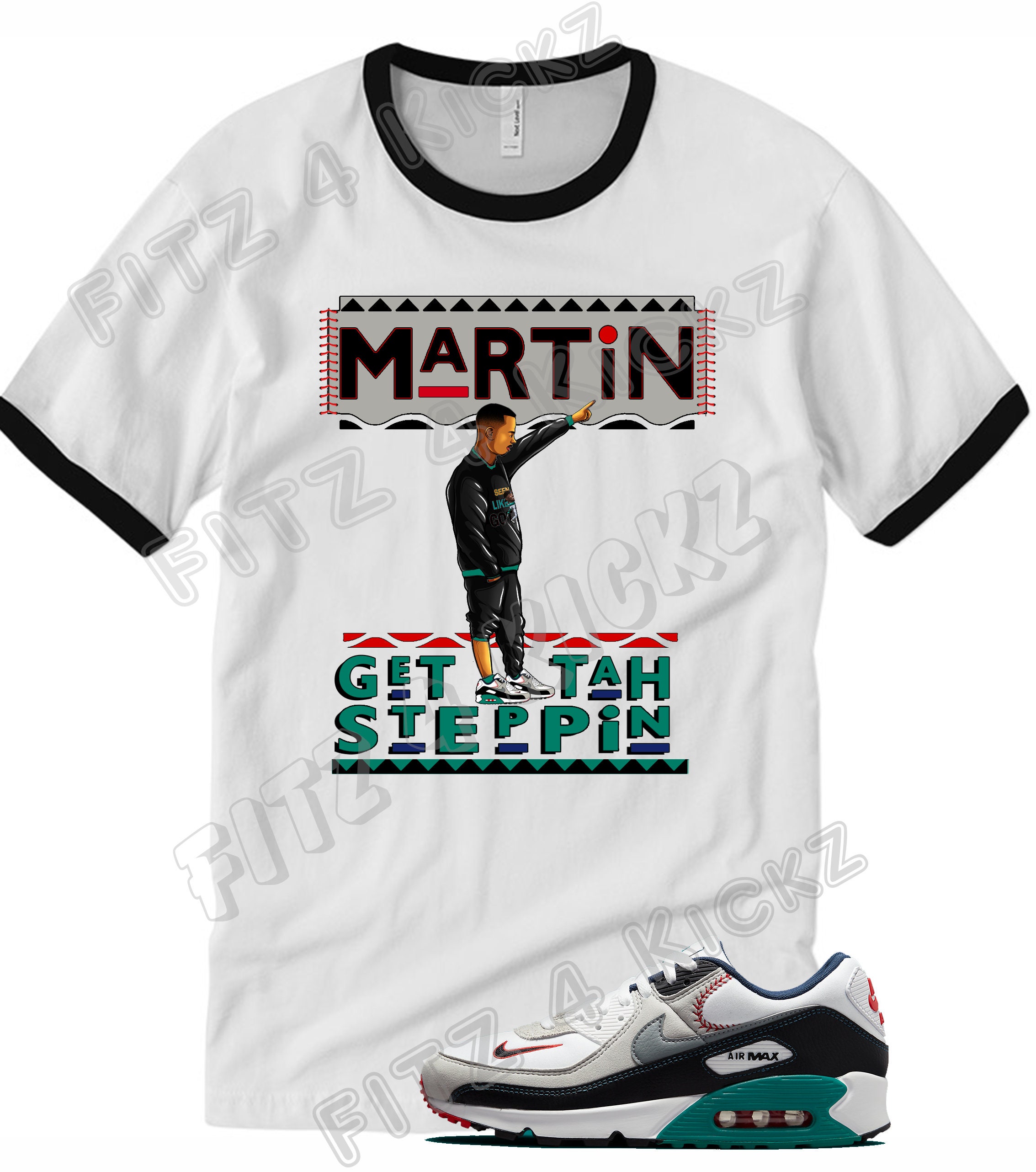 Fitz 4 Kickz Shirt to Match the Nike Air Max 90 Griffey | Etsy