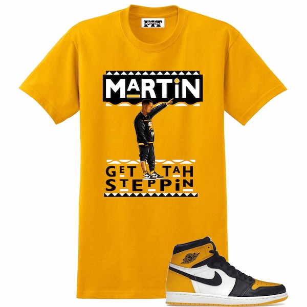 Fitz 4 kickz Shirt to match the Jordan 1 Retro High Taxi Yellow toe