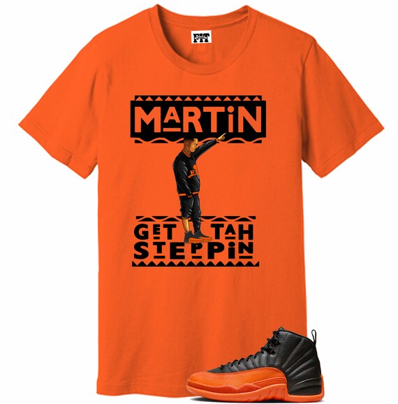 Fitz 4 kickz Shirt to match the Jordan 12 Brilliant Orange