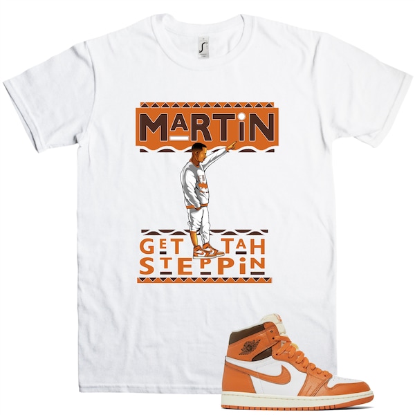 Fitz 4 kickz Shirt to match the Jordan 1 Starfish Orange