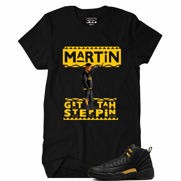 Fitz 4 kickz Shirt to match the Jordan 12 Black Taxi