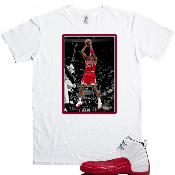 Fitz 4 kickz Shirt to match the Jordan 12 Cherry Red