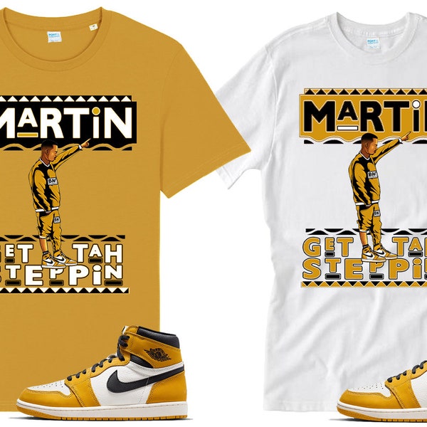 Fitz 4 kickz Shirt to match the Jordan 1 yellow ochre