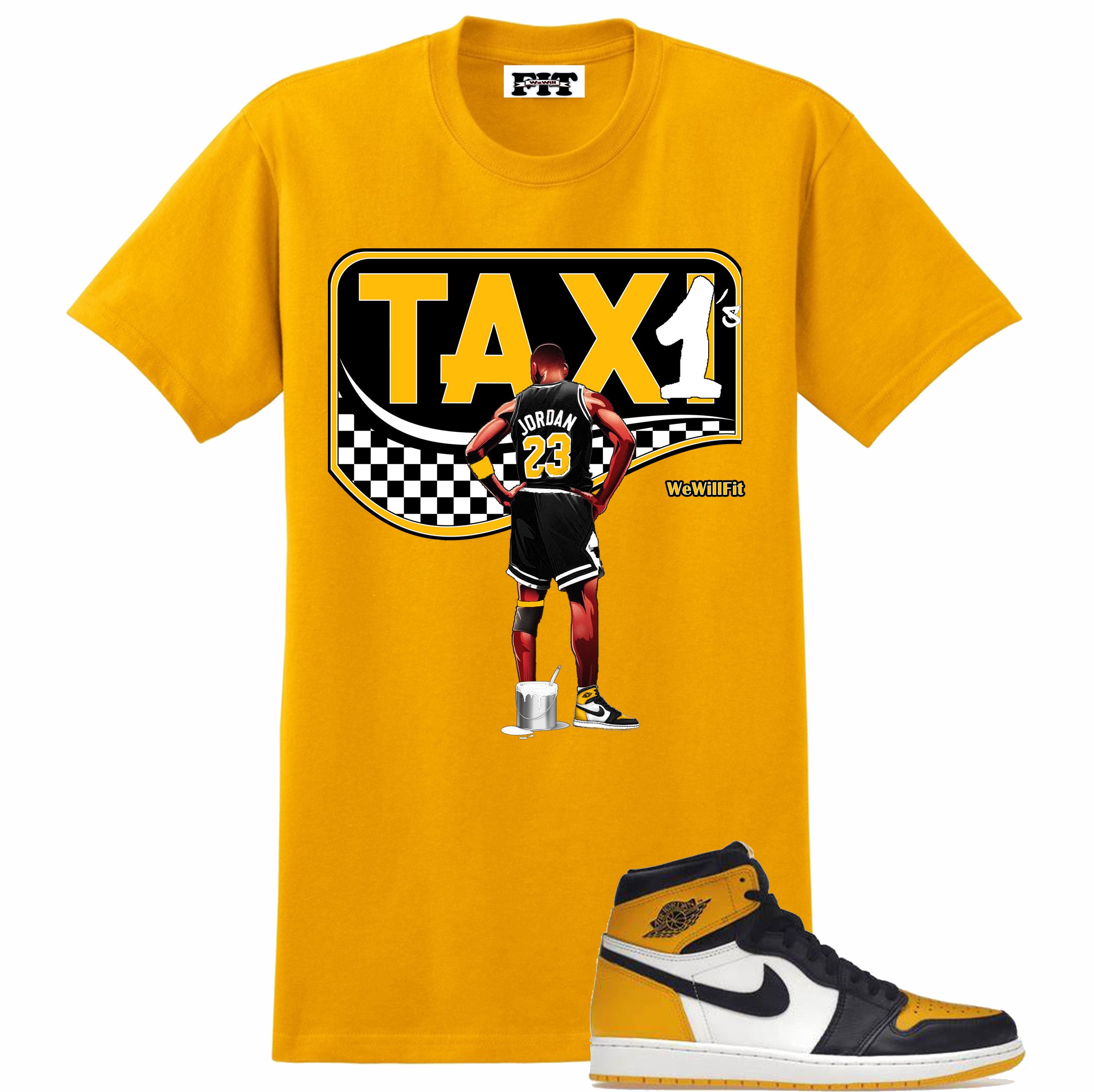taxi jordan 1 shirt