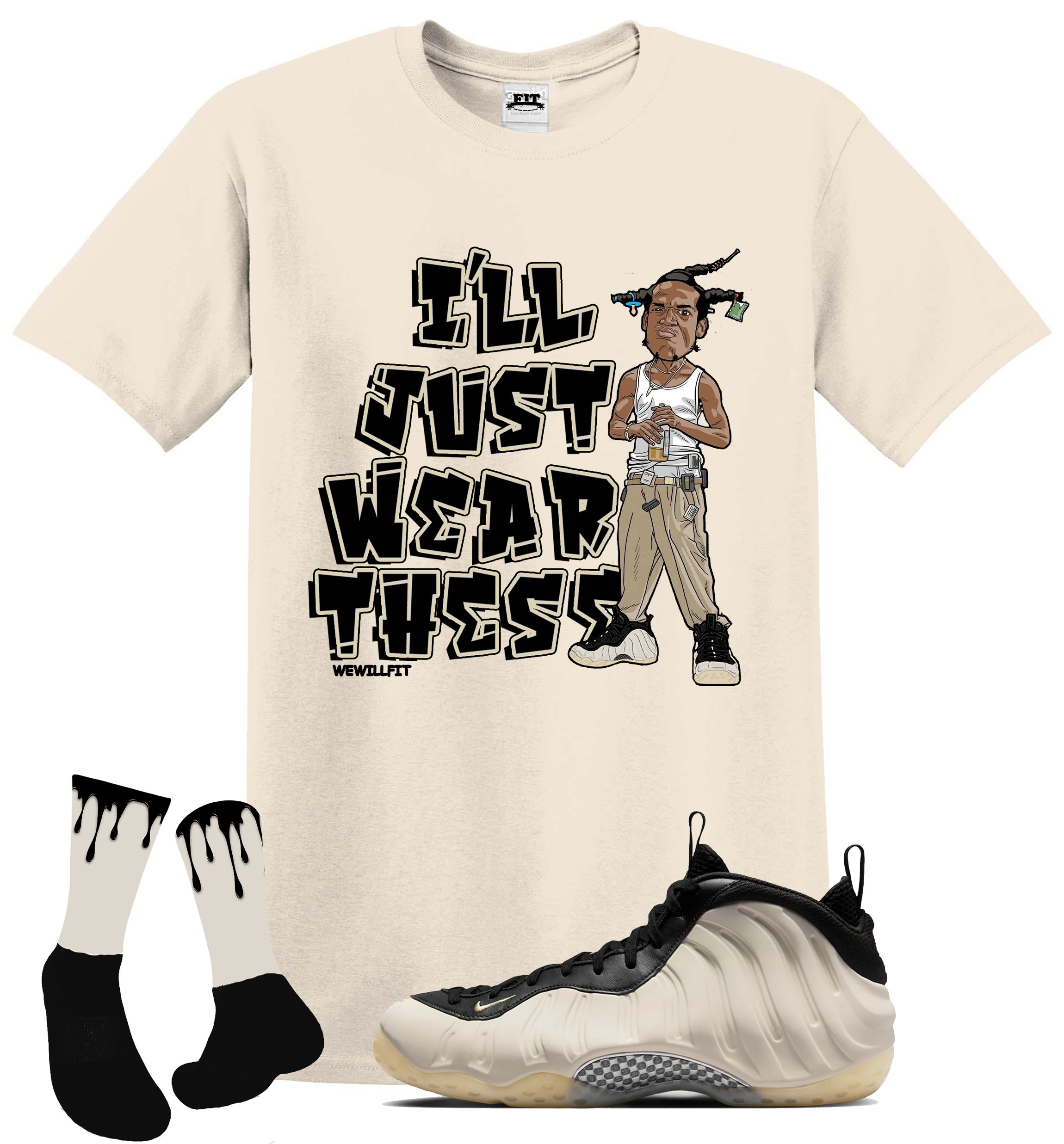 Foamposite Sneaker Floral Foamposite Shirt Shorts Floral