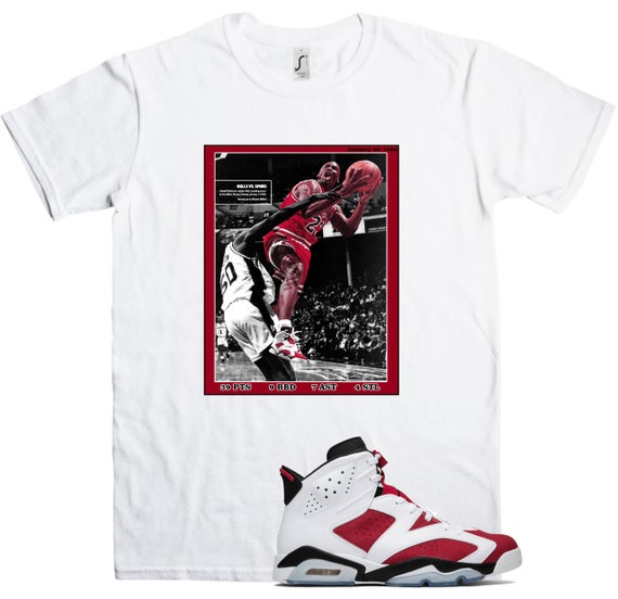 Fitz 4 Kickz Shirt to Match the Jordan 6 Carmine OG | Etsy