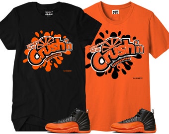Fitz 4 kickz Shirt to match the Jordan 12 Brilliant Orange