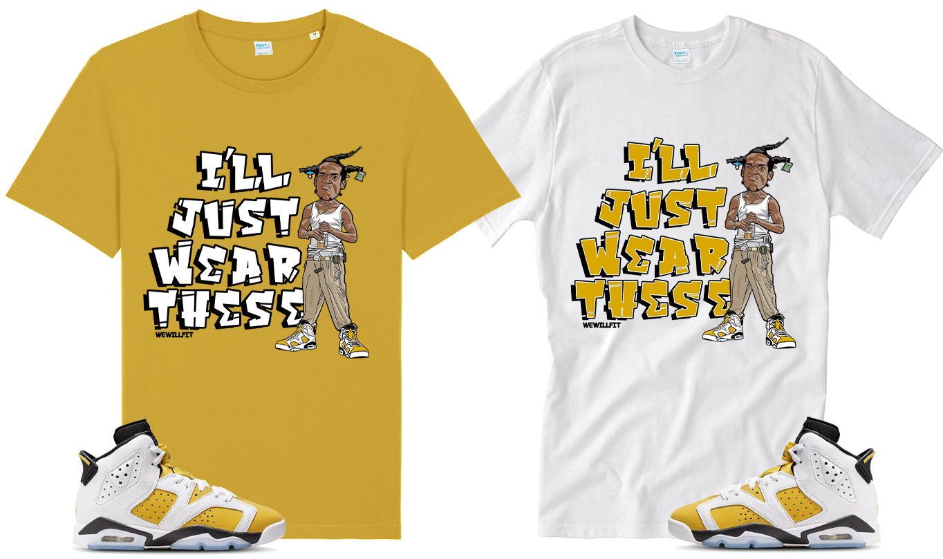 Purple and yellow jordan shirt outlet