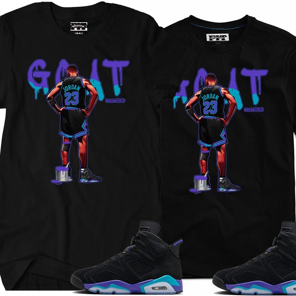 Fitz 4 kickz Shirt to match the Jordan 6 Aqua