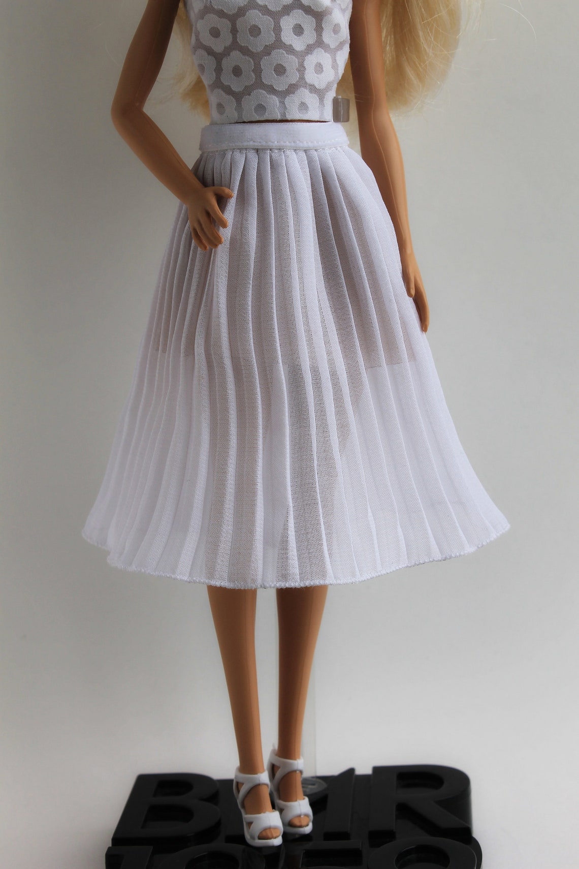 Pleated Barbie Skirt Etsy