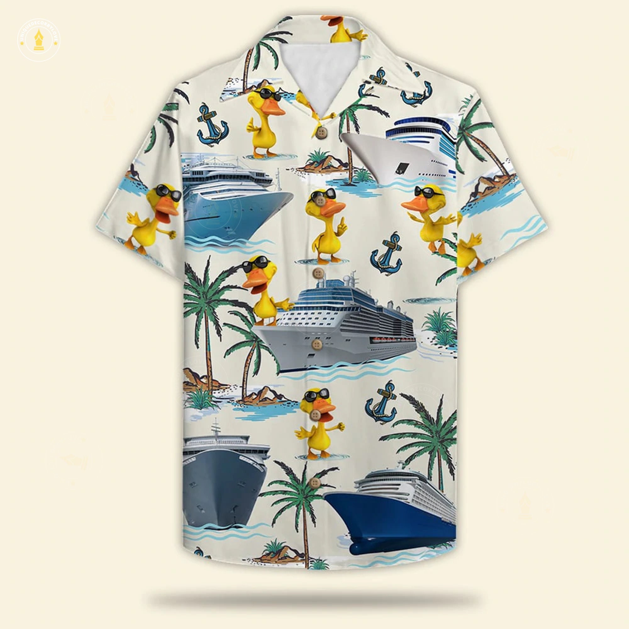 Discover 3D Cruising Ducks Hawaiian Shirt