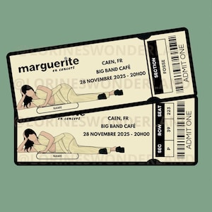 Souvenirticket – Marguerite „Im Konzert“