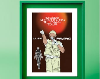 The Weeknd – Sac Plastique Collector « After Hours Til Dawn » – Pour Rangement Goodies